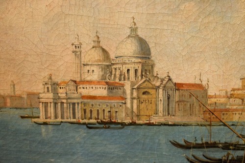 Antiquités - Venice, the San Marco Basin - Venetian master of the 19th century